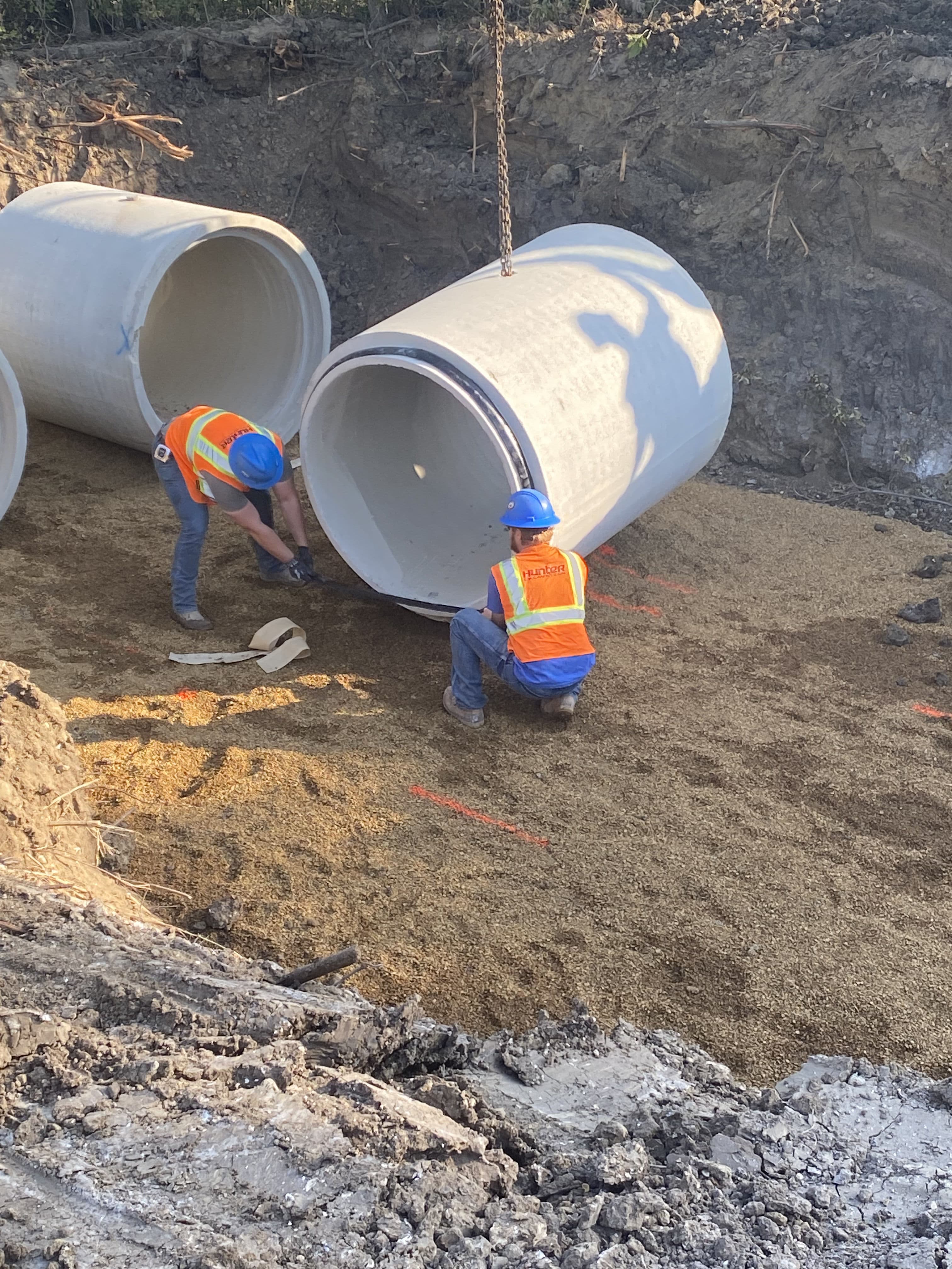 Ennis Water Tower Site Prep view 2